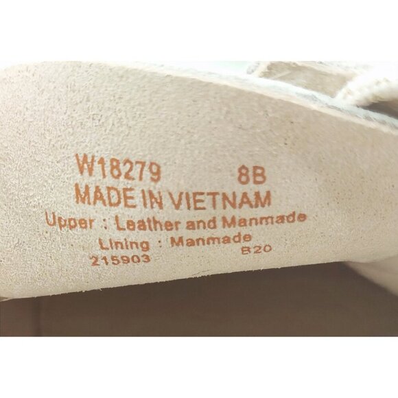 Cole Haan Women's Zerogrand Gold Metallic Leather Wingtip Oxfords Shoes Size 8B - Picture 8 of 9